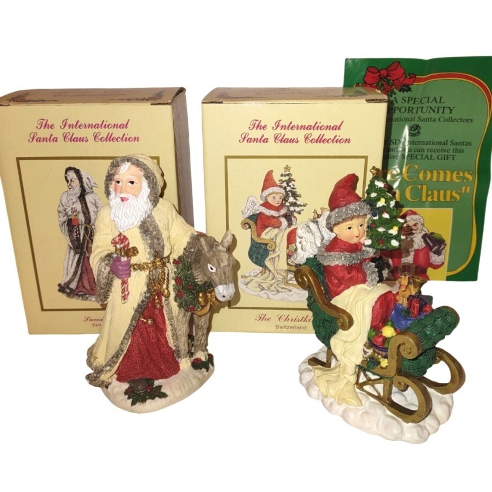 The International Santa Claus Switzerland Samichlaus & Christkindli Figurines